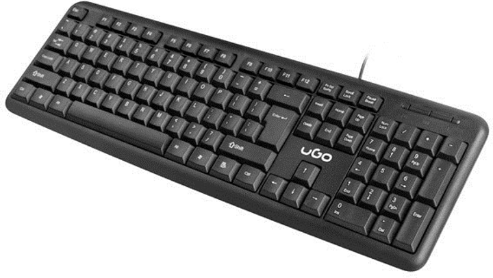 Klawiatura przewodowa Ugo Askja K110 USB Czarna (UKL-1588) - obraz 2