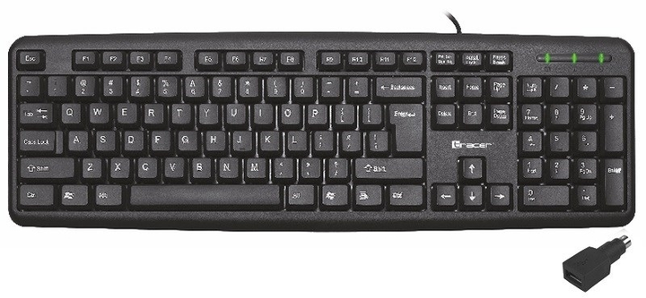 Клавіатура дротова Tracer Maverick USB/PS/2 Black (TRAKLA45489) - зображення 3