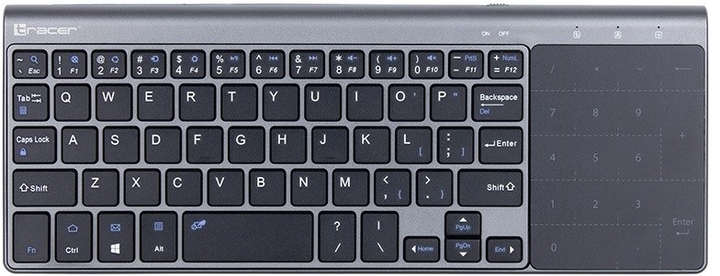 Клавіатура бездротова Tracer Expert USB/Wireless Silver (TRAKLA46934) - зображення 1