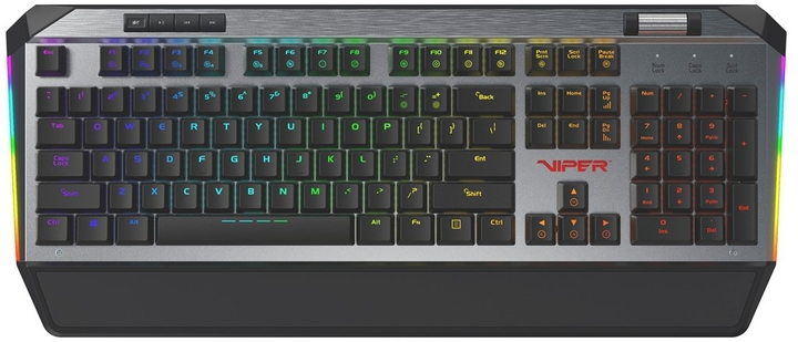 Клавіатура дротова Patriot Memory Viper V765 USB Black/Silver (PV765MBWUXMGM) - зображення 1