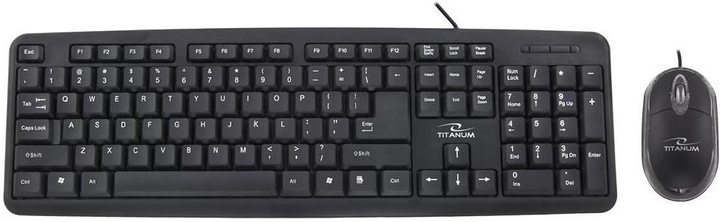 Комплект дротовий Titanum Salem USB Black (TK106) - зображення 1
