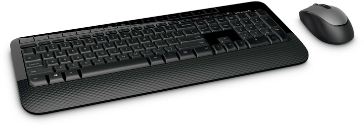 Czarny zestaw bezprzewodowy Microsoft Desktop (M7J-00015) - obraz 2