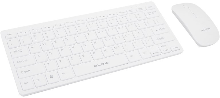 Комплект бездротовий Blow KM-2 Wireless White (85-466#) - зображення 1