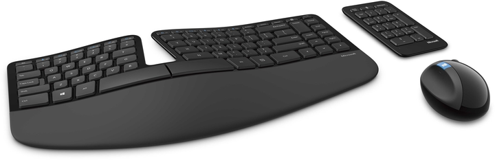 Microsoft Sculpt Ergonomic Desktop Wireless, czarny (L5V-00021) - obraz 1