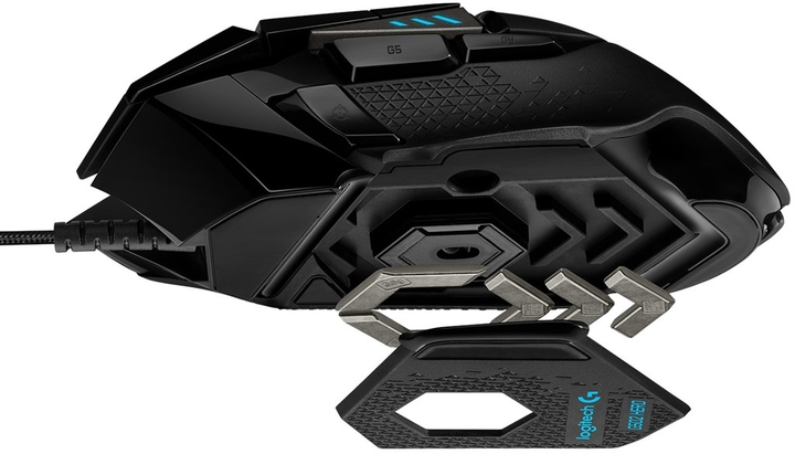 Миша Logitech G502 Gaming Hero USB RGB Black (910-005471) - зображення 11