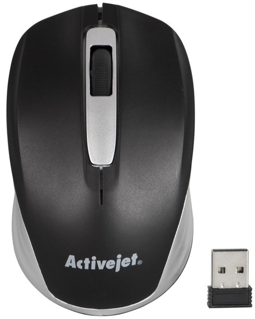 Миша Activejet AMY-313 Wireless Black - зображення 1