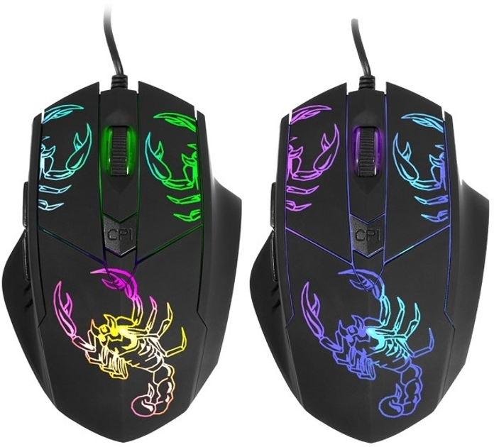 Mysz Tracer Scorpius USB Czarna (TRAMYS45120) - obraz 3