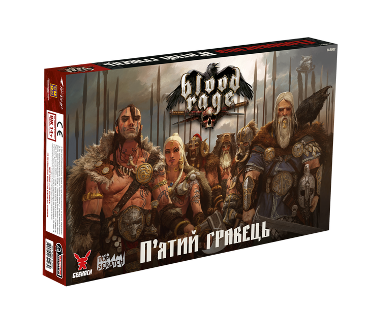 Настільна гра Geekach Лють крові. П’ятий гравець (Blood Rage: 5th Player Expansion) - зображення 3