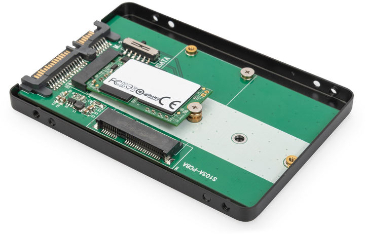 Kieszeń wewnętrzna Digitus 2.5" SATA HDD Obudowa M.2 lub mSATA (DA-71118) - obraz 3