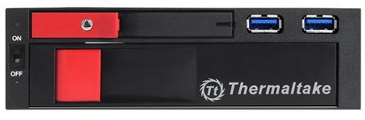Adapter Thermaltake ST0026Z panel wnęki napędu 2.5/3.5" Bezel panel czarny (ST0026Z) - obraz 4