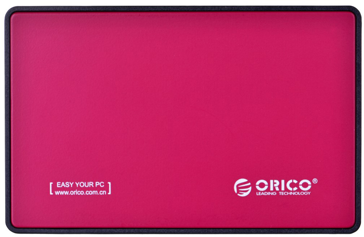 Kieszeń zewnętrzna Orico 2.5" OBUDOWA HDD/SSD USB-A 3.0 ALU Czerwona (2588US3-V1-RD-EP) - obraz 2