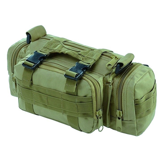 Тактическая армейская мужская сумка Edibazzar Molle Combat Sachet 8935003599058 хаки - изображение 1