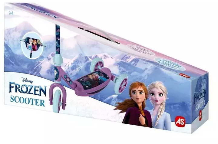 Hulajnoga dziecięca Pulio Frozen trójkołowa Fioletowa (18050240) - obraz 4