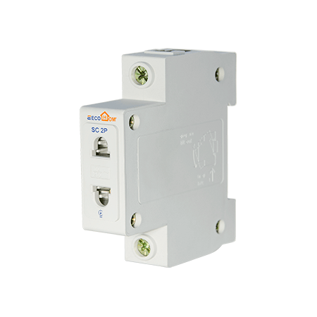 Розетка на DIN-рейку 2P [ECO080010001] ECO SC АСКО - зображення 4