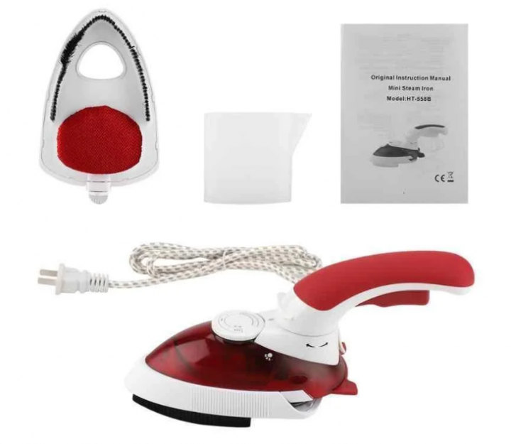 Отпариватель Mini Steam Iron HT-558B белый с красным – фото, отзывы ...