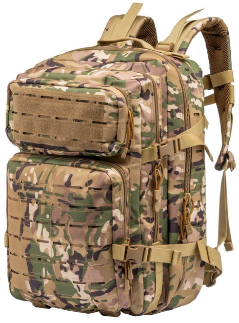 Рюкзак тактический 2Е, 45L, светлый камуфляж 1шт. - изображение 1