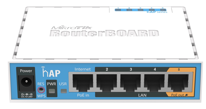 Маршрутизатор MikroTik hAP RB951Ui-2ND - зображення 1