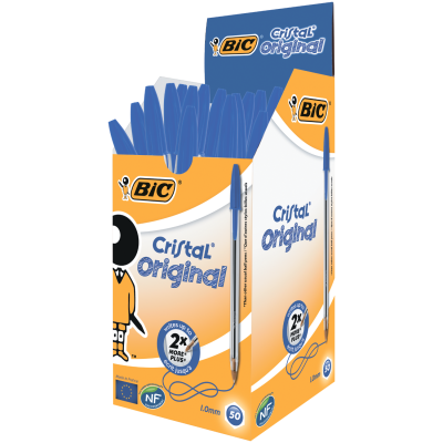 Ручка шариковая Bic Cristal, синяя (bc847898) - изображение 2
