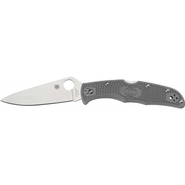 Нож Spyderco Endura4 Flat Ground. Цвет: Серый (870132) 205216 - изображение 1