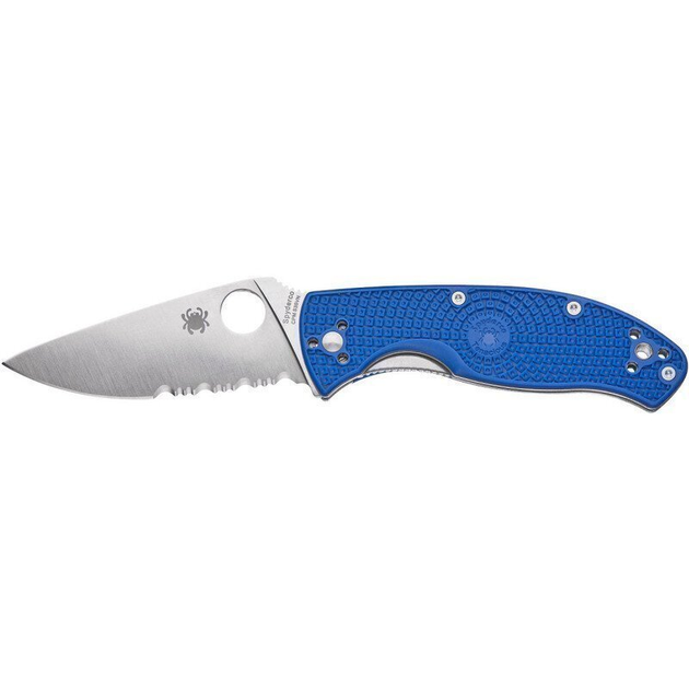 Ніж Spyderco Tenacious Blue Напівсерейтор (871481) 205288 - зображення 1