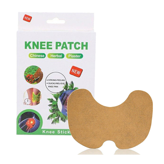 Лечебный обезболивающий пластырь для снятия боли в коленях с экстрактом полыни Knee Patch 12 шт (kt-0115) - изображение 1