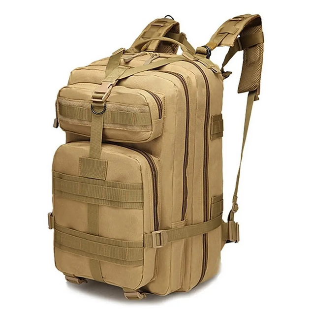 Рюкзак тактический на 40 литров штурмовой военный с системой molle Койот T0457 - изображение 1