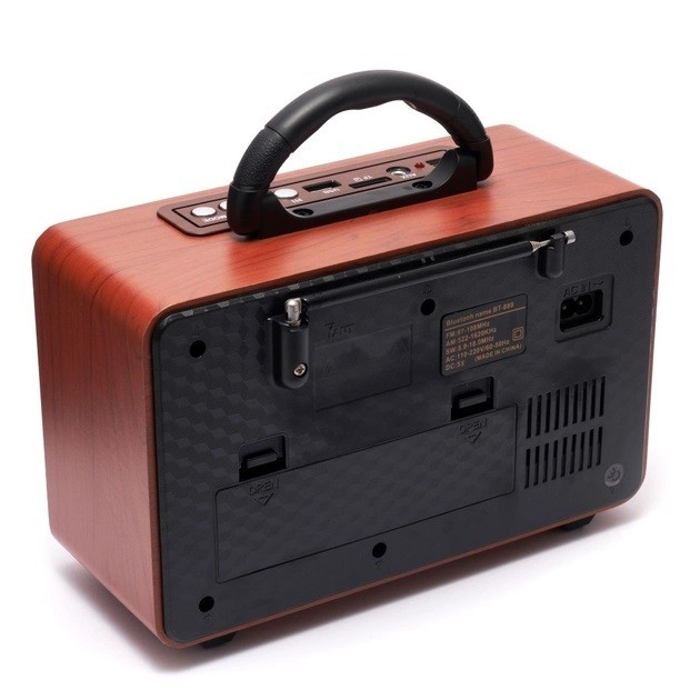 Аккумуляторный радиоприемник с Bluetooth Meier M-110BT ретро дизайн AM/FM/SW и MP3-плеер с пультом - изображение 5