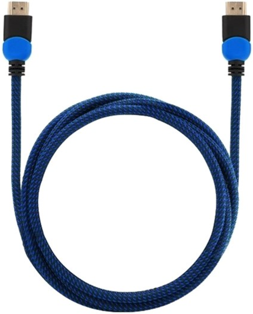 Kabel Savio GCL-02 HDMI v2.0, 1.8 m Niebieski - obraz 1