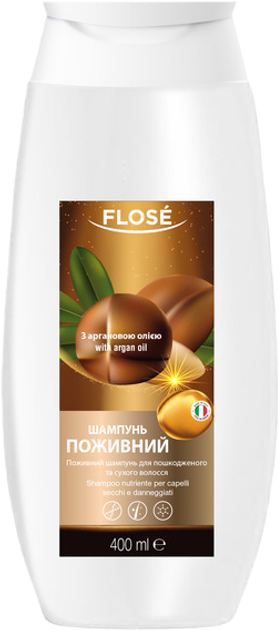 Шампунь Flose Живильний для пошкодженого і сухого волосся 400 мл від Rozetka на платформі USKIDKA Акція на Шампунь Flose Живильний для пошкодженого і сухого волосся 400 мл від Rozetka