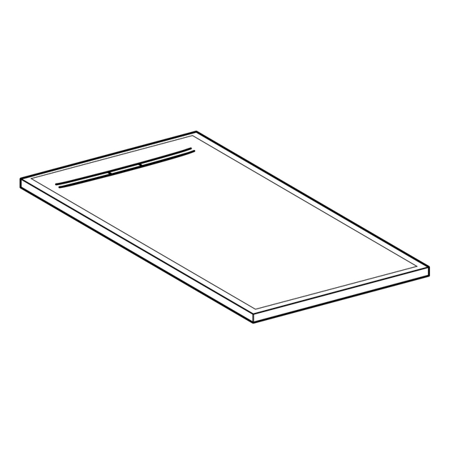 Душевой поддон Geberit Sestra 160 х 90 х h4 см, серый/структурированный 550.269.00.2 - изображение 5