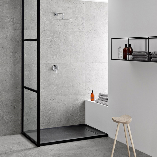 Душевой поддон Geberit Sestra 140 х 80 х h4 см, графит/структурированный 550.276.00.2 - изображение 4