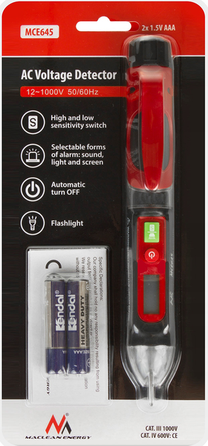 Tester okablowania Maclean MCE645 (5902211121459) - obraz 9