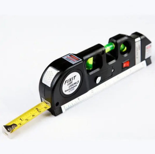 Лазерний рівень Laser Level Pro 3 нівелір із вбудованою рулеткою - Фото 5 Лазерний рівень Laser Level Pro 3 нівелір із вбудованою рулеткою - зображення 5