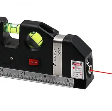 Лазерний рівень Laser Level Pro 3 нівелір із вбудованою рулеткою - Фото 7 Лазерний рівень Laser Level Pro 3 нівелір із вбудованою рулеткою - зображення 7