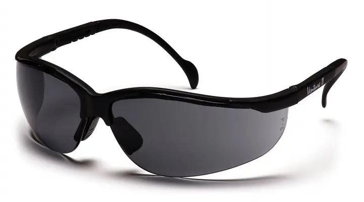 Защитные тактические очки Pyramex баллистические открытые стрелковые очки Venture-2 (gray) серые - изображение 2