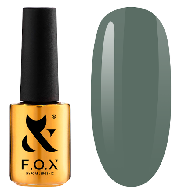 Гель-лак F.O.X. Spectrum Gel Vinyl 131 сіро-зелений 7 мл - Фото 1 Гель-лак F.O.X. Spectrum Gel Vinyl 131 сіро-зелений 7 мл - зображення 1