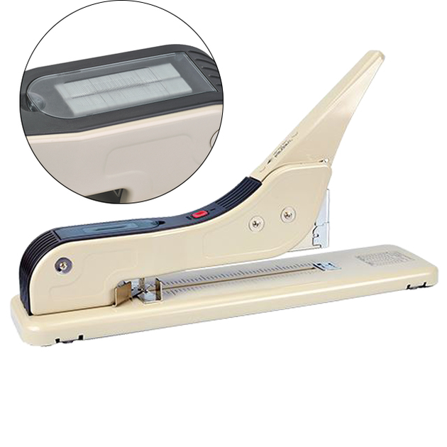 Степлер потужний Kangaro №23/6-23/24 до 210 аркушів на А3 формат чорний ...