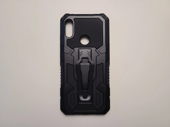 Чехол Armor Warrior для Xiaomi Redmi Note 7, Note 7 Pro противоударный бампер черный - Фото 1 Чехол Armor Warrior для Xiaomi Redmi Note 7, Note 7 Pro противоударный бампер черный - изображение 1