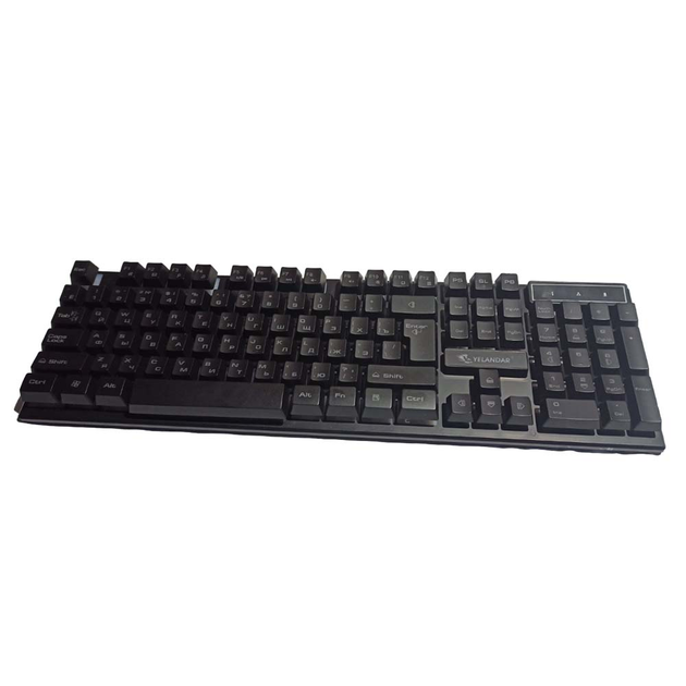 Игровая проводная клавиатура с подсветкой и мышкой LORDTEC LT-KT399 - изображение 5