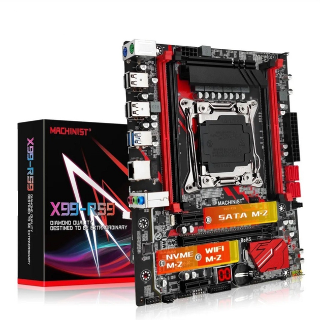 Материнская плата Machinist X99-RS9 LGA 2011v3 (Intel Q87, PCI-Ex16 ...