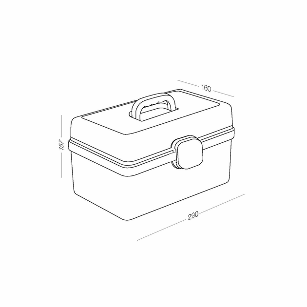 Аптечка-органайзер МВМ (MY HOME) PC-16-S WHITE Белый / ПП (полипропилен) - изображение 10