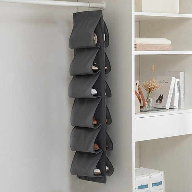 Сумка для хранения обуви, одежды, сумой Shoe Rack 6 отделов Подвесной ...