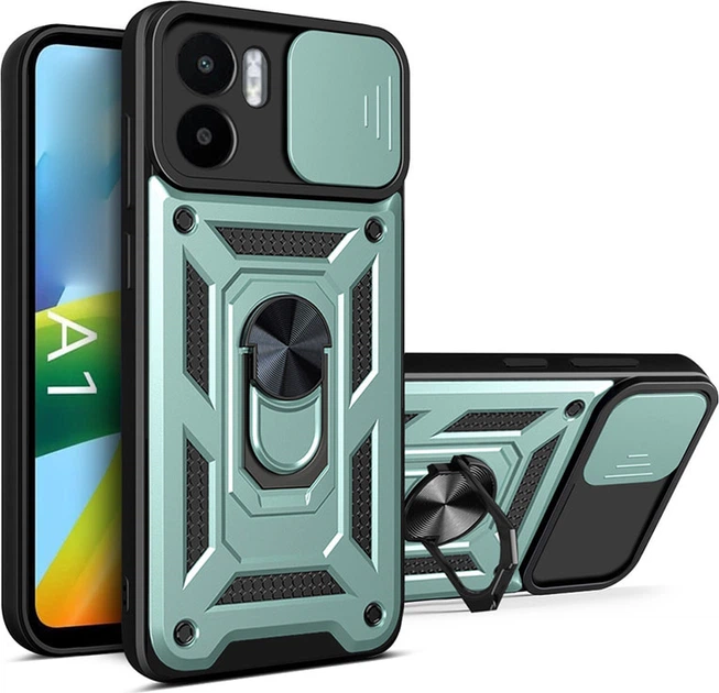 Чехол с защитой камеры 3DGuard Xiaomi Redmi A2 Mint (32496-14) - Фото 1 Чехол с защитой камеры 3DGuard Xiaomi Redmi A2 Mint (32496-14) - изображение 1