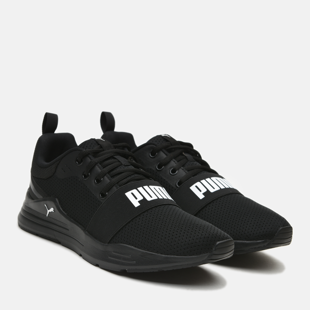 Buty sportowe męskie z siatki na platformie do kostki lekkie Puma Wired Run 37301501 41 (7.5UK) 26.5 cm Czarne (4062453108487) - obraz 2