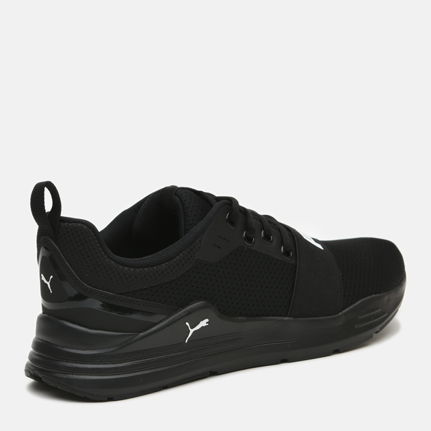 Buty sportowe męskie z siatki na platformie do kostki lekkie Puma Wired Run 37301501 41 (7.5UK) 26.5 cm Czarne (4062453108487) - obraz 4