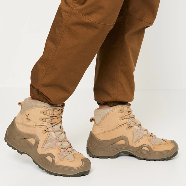 Чоловічі тактичні черевики з Gore Tex Vogel 1492-bej 41 26.5 см Бежевые (7488740074771) - зображення 2