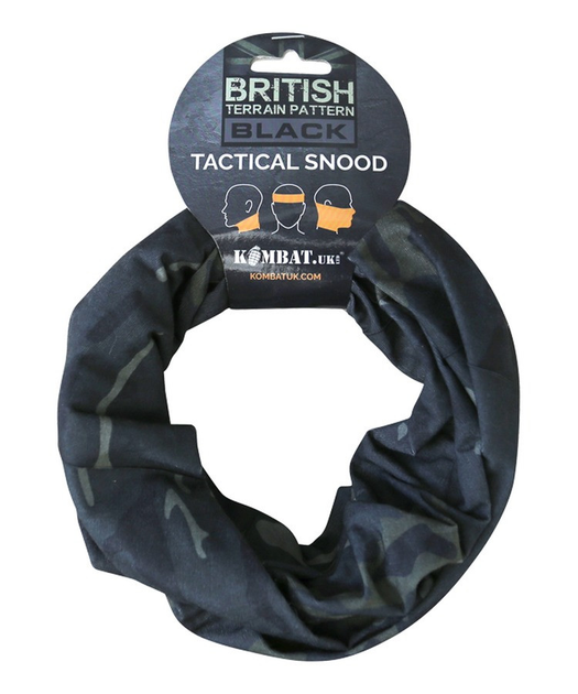 Баф Kombat Tactical Snood мультікам чорний - зображення 1