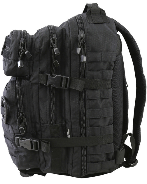 Рюкзак тактичний Kombat uk Hex-Stop Small Molle Assault Pack чорний - изображение 2