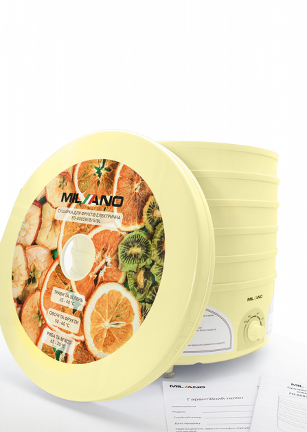 Сушарка для овочів та фруктів Milano FD-8085B - изображение 1
