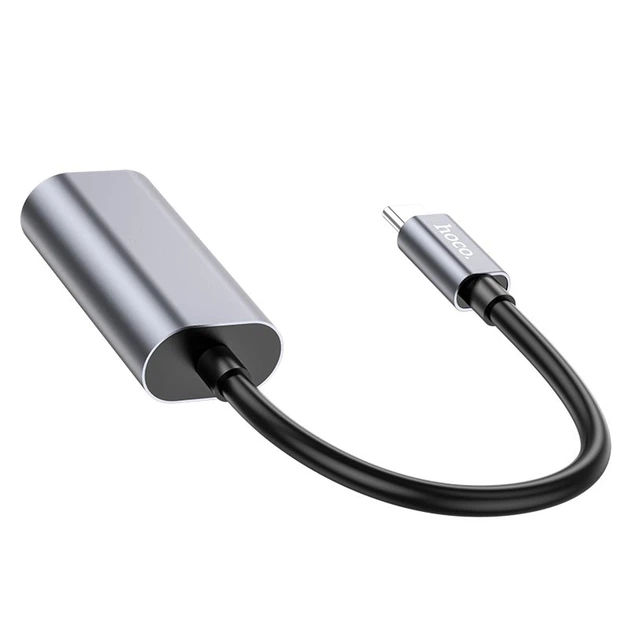 Перехідник HOCO Origin Type-C to VGA converter UA21 |1080p| grey - Фото 5 Перехідник HOCO Origin Type-C to VGA converter UA21 |1080p| grey - изображение 5